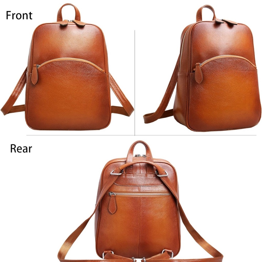 Leather backpack - Picture 8 of 9